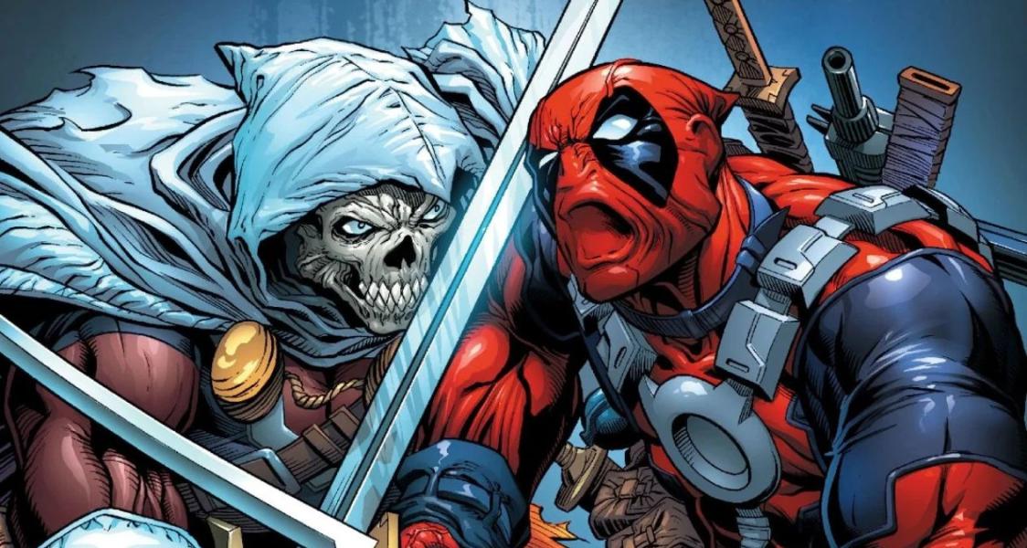 Taskmaster: Aunque suelen ser rivales, Taskmaster y Deadpool han trabajado juntos cuando la situación lo requiere. Taskmaster respeta las habilidades impredecibles de Deadpool, aunque nunca dejará de criticar su actitud. (Crédito: Marvel Comics)